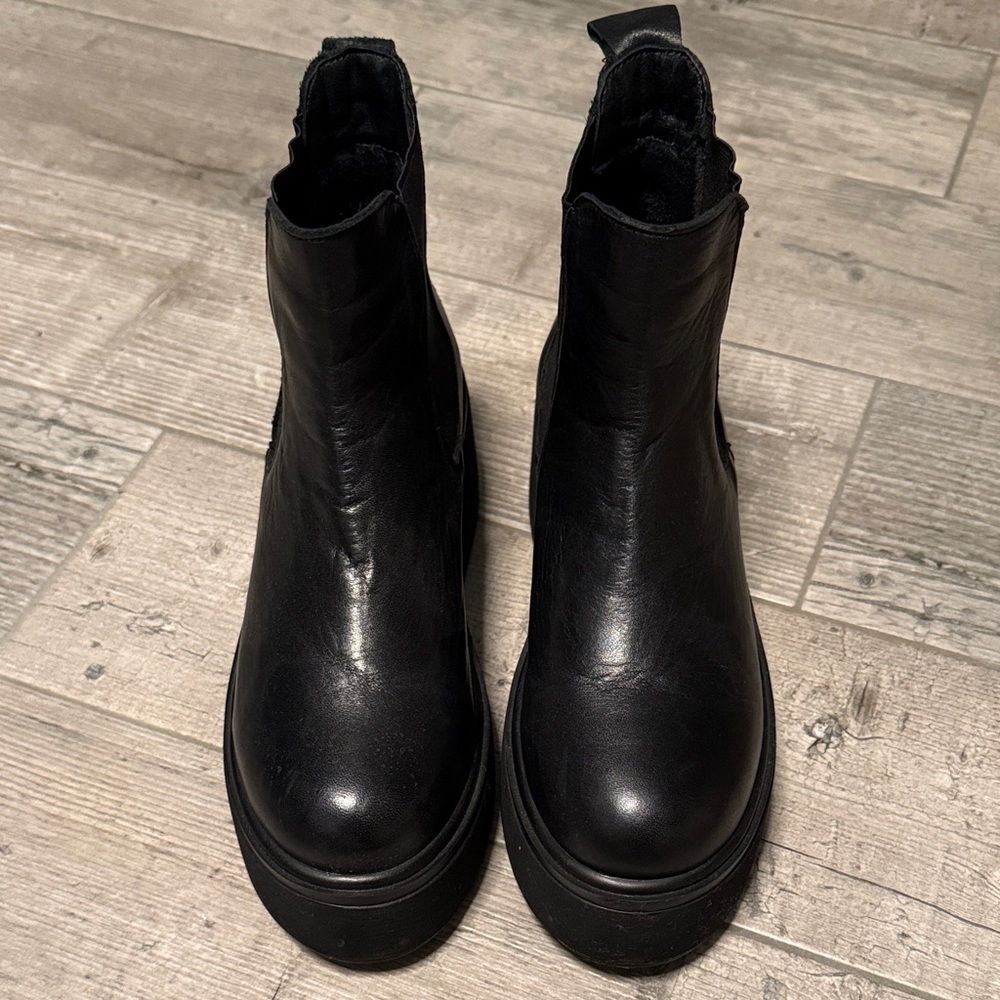 DNA Couture Sleek Black Ankle Booties
